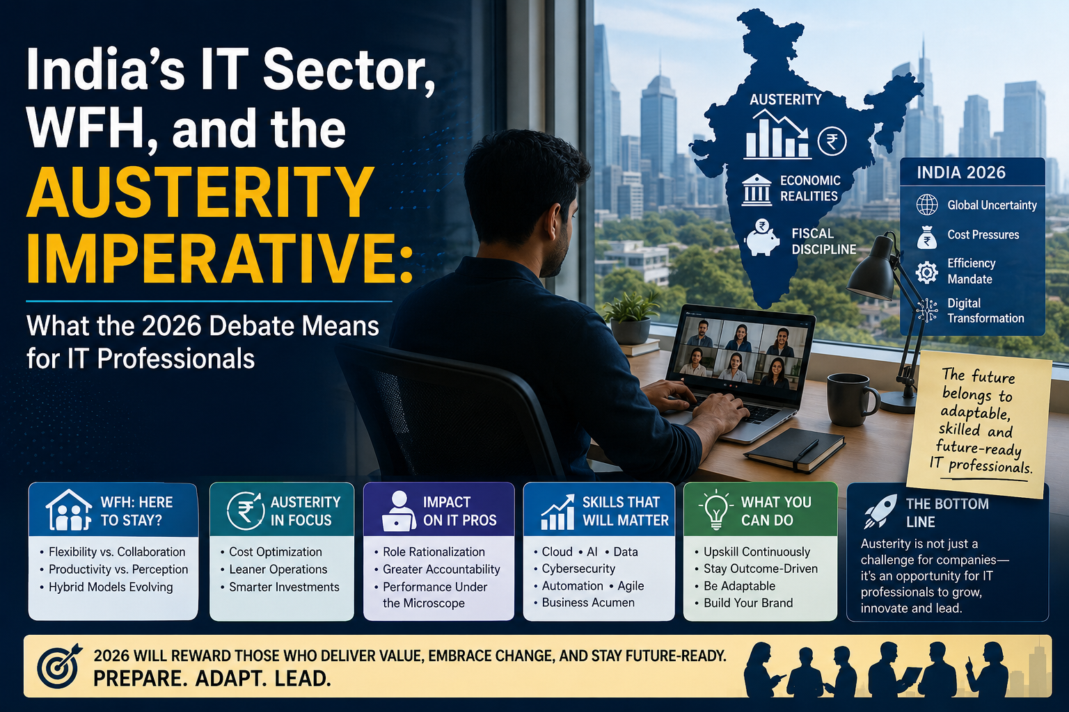 India's IT Sector, WFH, and the Austerity Imperative: What the 2026 Debate Means for IT Professionals
